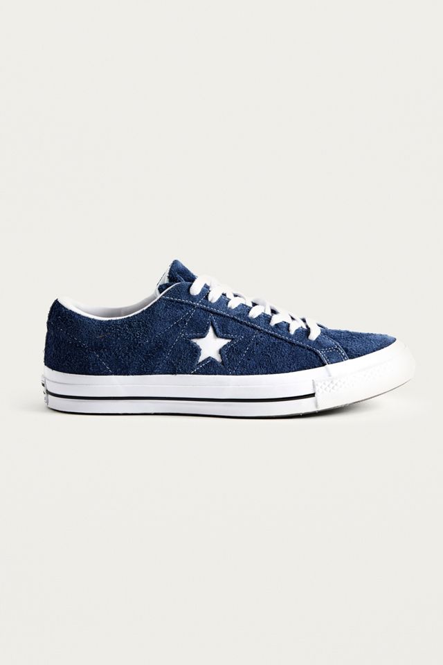 Converse One Star Navy Suede Trainers | Urban Outfitters UK