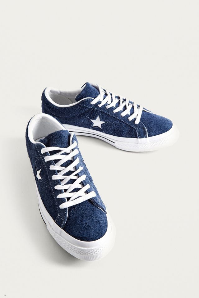 Converse One Star Navy Suede Trainers | Urban Outfitters UK