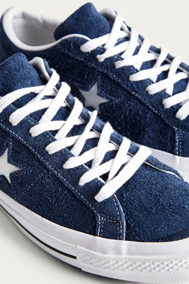 Converse One Star Navy Suede Trainers | Urban Outfitters UK