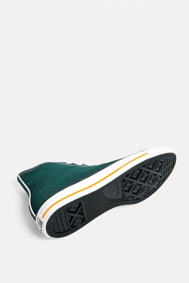 Converse Chuck Taylor All Star Green and Orange Trainers #4