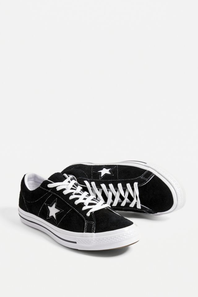 Converse One Star Black Suede Trainers