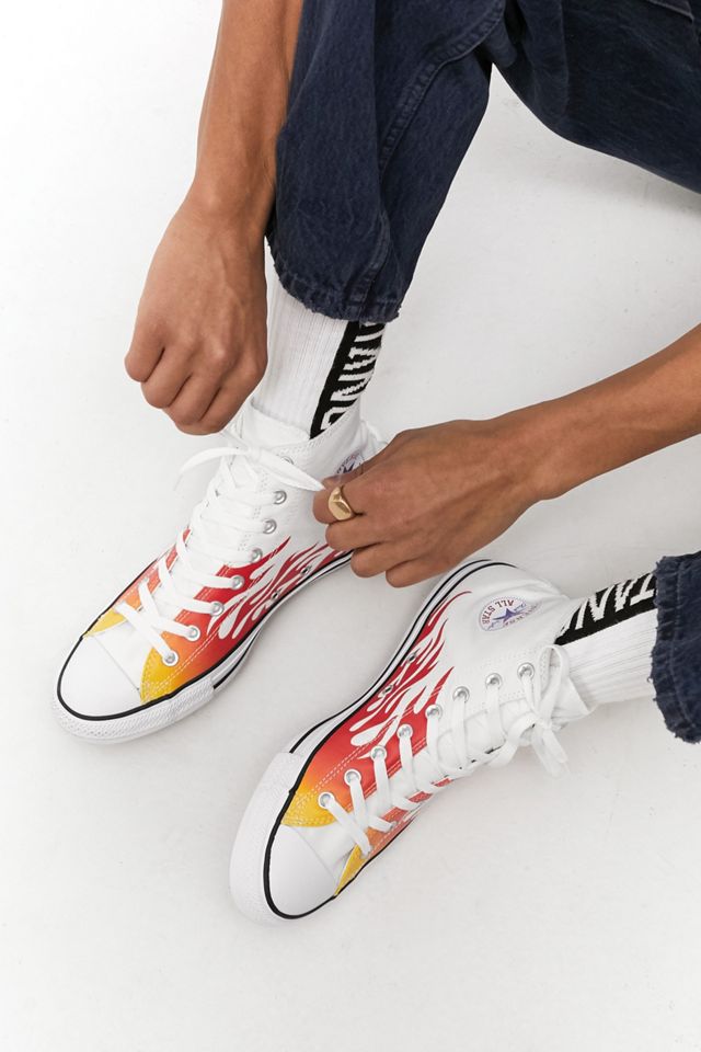 Converse Chuck Taylor All Star Flames High Top Trainers Urban