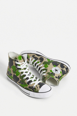 camo high top converse