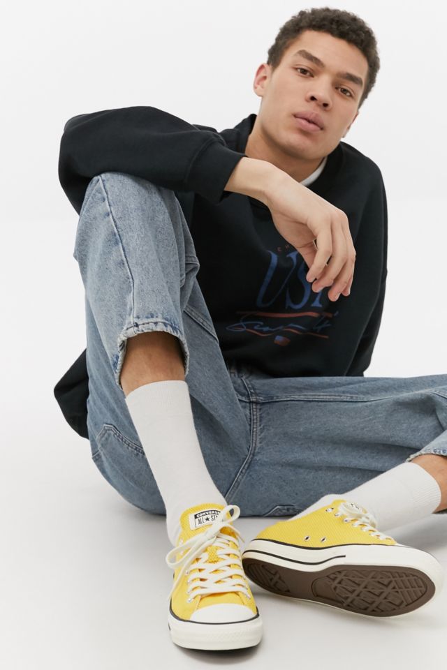 Yellow deals low converse