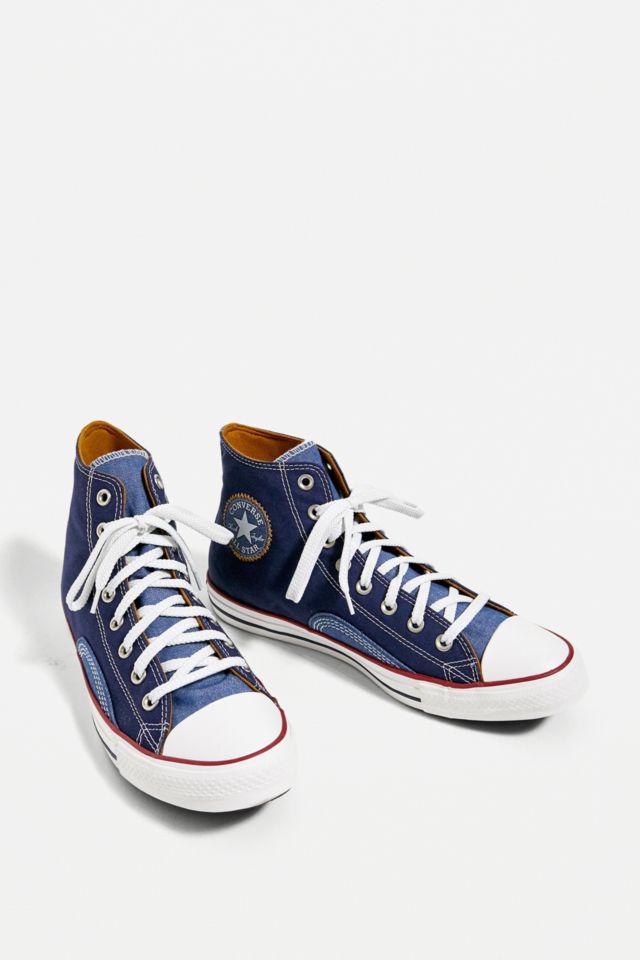 Converse all star store navy denim