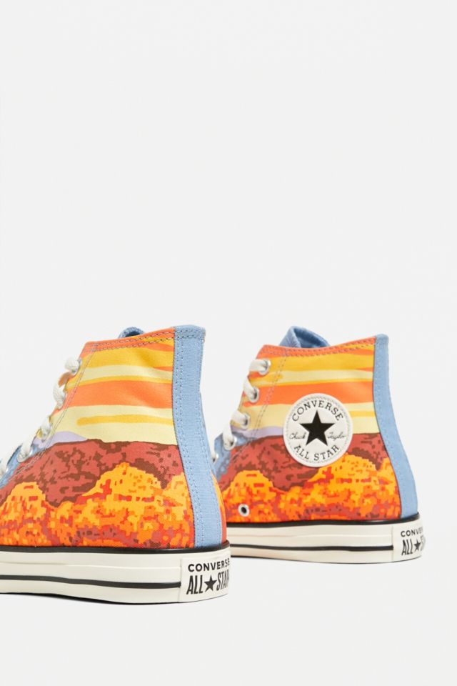 Converses hautes oranges hot sale
