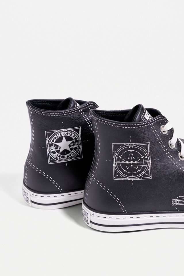 Converse Chuck Taylor All Star Black Print High Top Entrenadores - Main Image