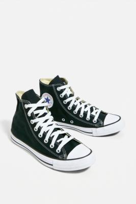 Converse Chuck Taylor All Star Black High-Top Trainers - Black UK 11 at Urban Outfitters