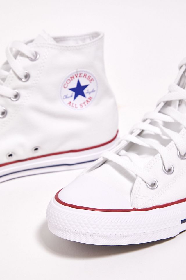 Converse Chuck Taylor All Star White Canvas High Top Trainers #5