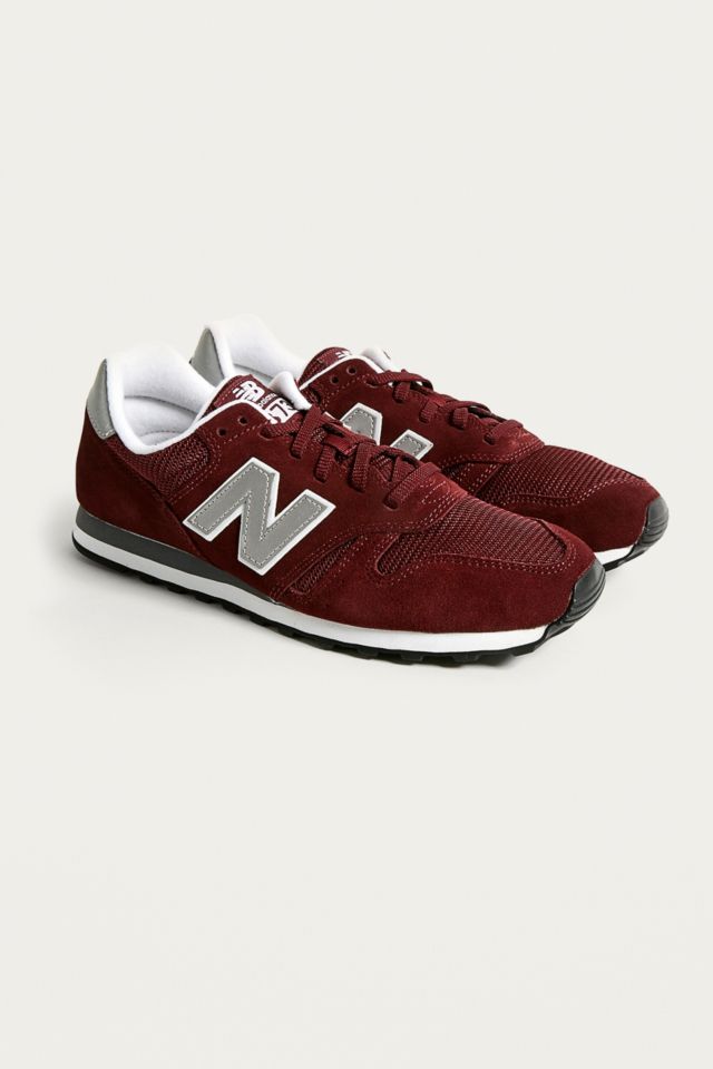 New balance best sale 373 burgundy mens