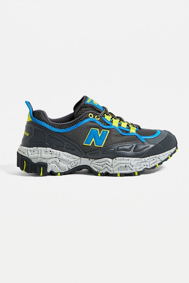 New Balance 801 Black and Blue Trail Trainers #1