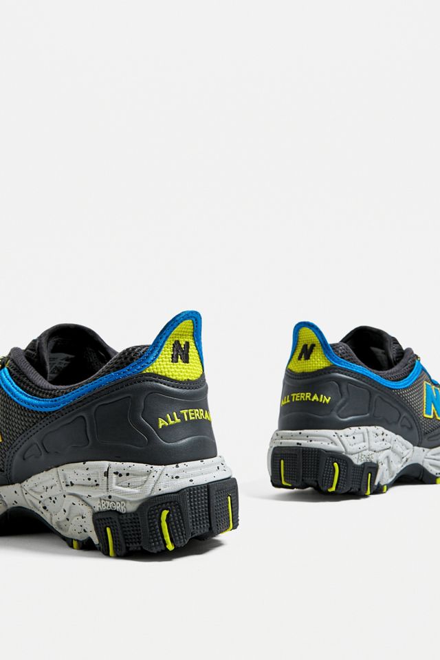 New Balance 801 Black and Blue Trail Trainers #4