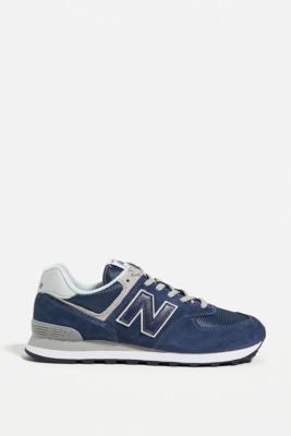 navy blue and grey new balance 574