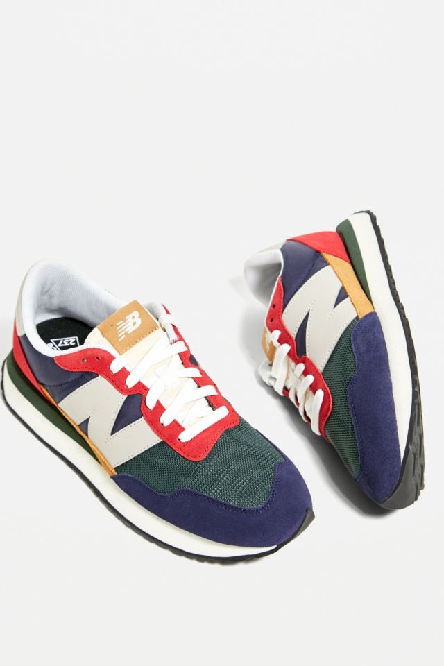 Multi coloured store new balance trainers