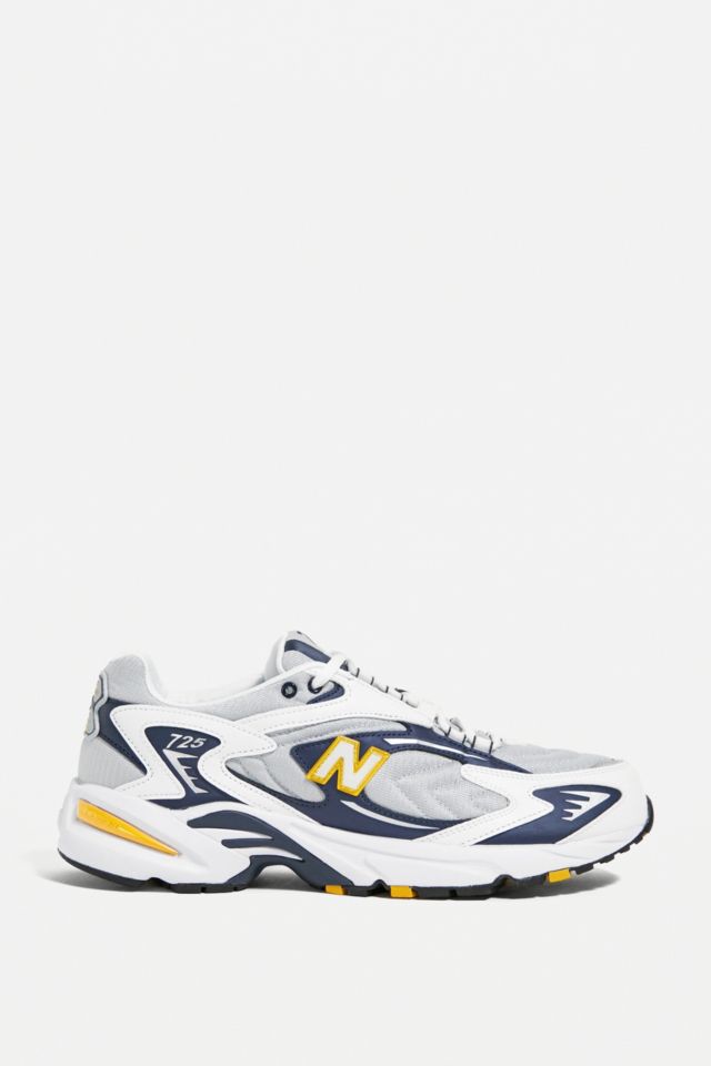 New Balance ML725 Navy & Yellow Trainers