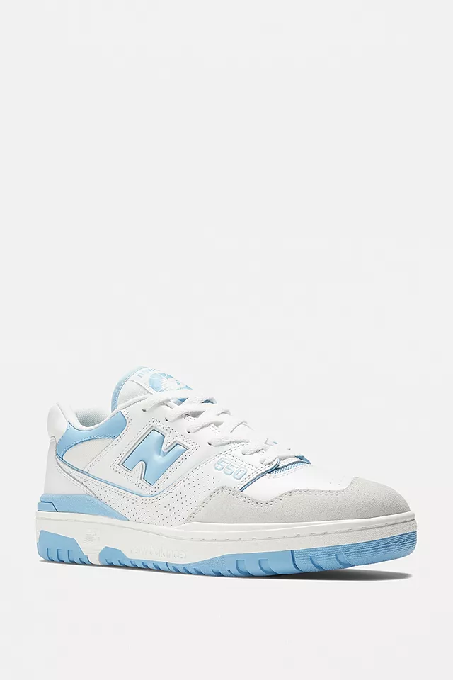 urbanoutfitters.com | New Balance White & Blue BB550 Trainers