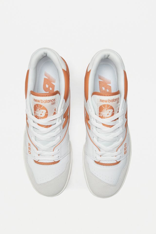 New Balance 550 White & Tan Trainers #1