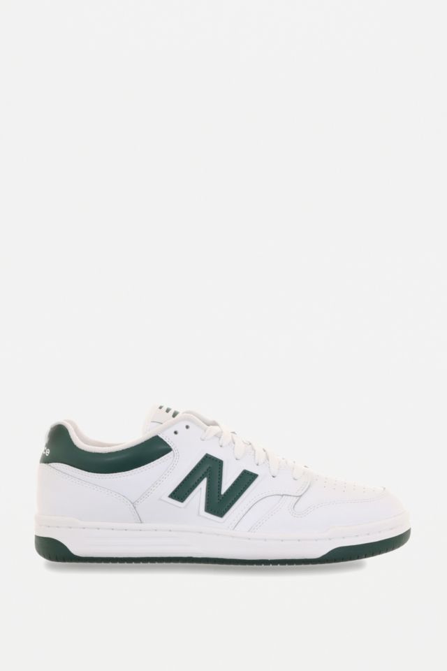 New Balance White & Green BB480 Trainers | Urban Outfitters UK