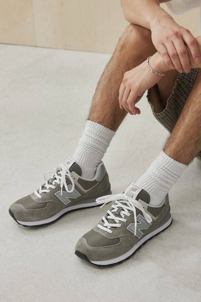 New Balance Grey 574 Trainers #1
