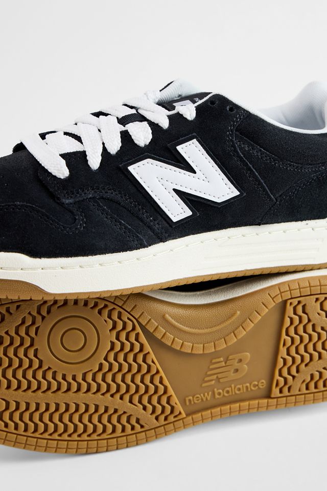 New Balance Black 480 Suede Trainers #2