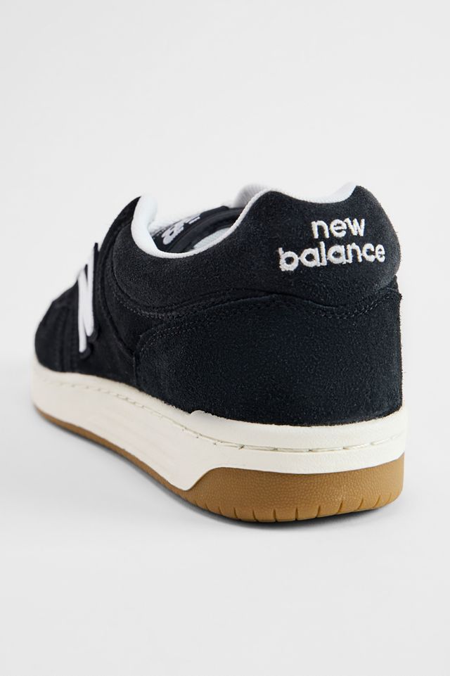 New Balance Black 480 Suede Trainers #3