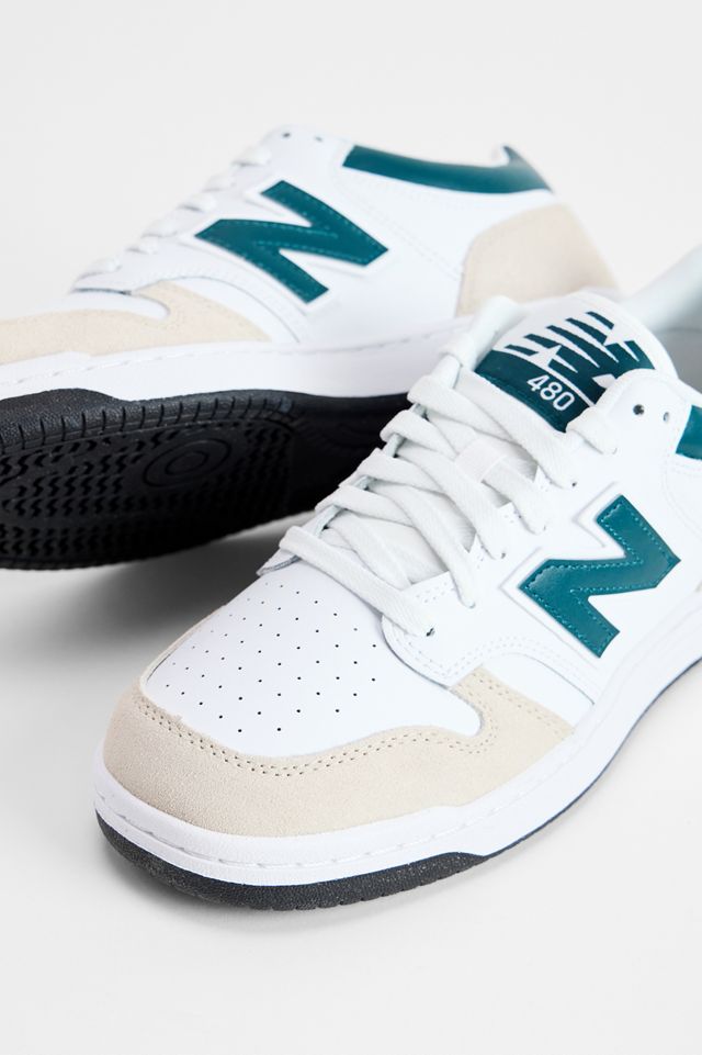 Zapatillas New Balance Blancas y Azules 480 #2