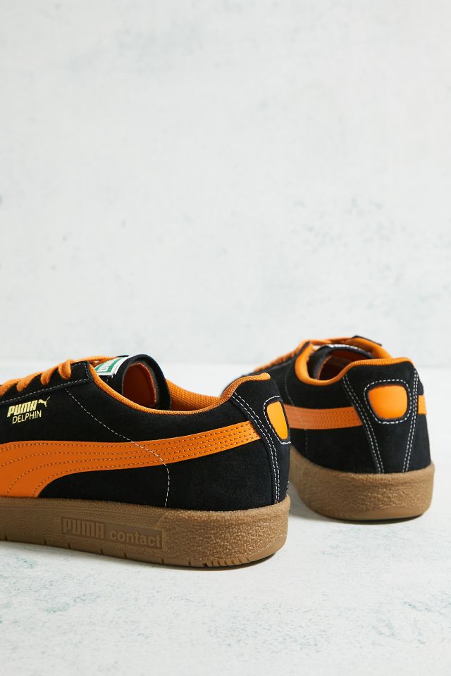 Puma suede orange black online