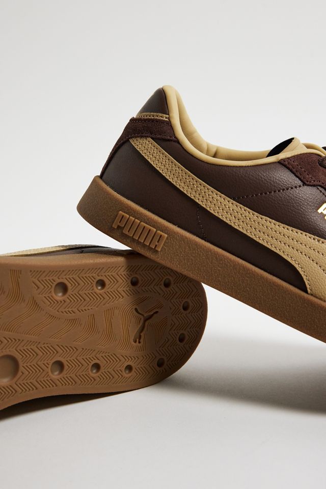 PUMA Brown Suede Club 5v5 Trainers #1