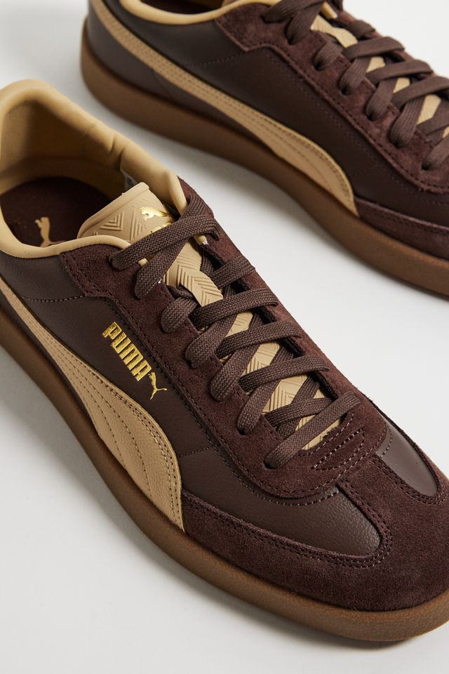 PUMA Brown Suede Club 5v5 Trainers #3