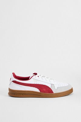 PUMA Weiß & Rot Hallenturnschuhe