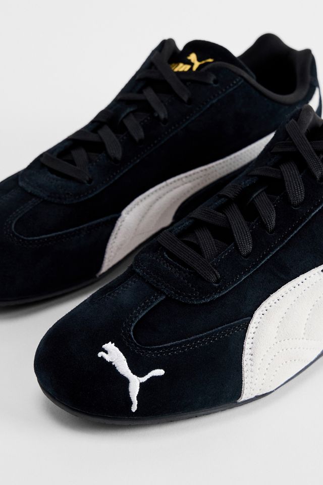 PUMA Black & White Speedcat Trainers #3