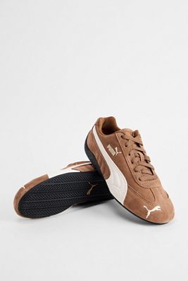 PUMA Brown & White Speedcat Trainers