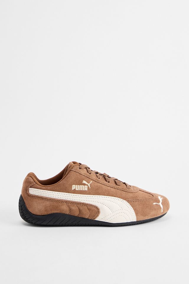 PUMA Brown & White Speedcat Trainers #2