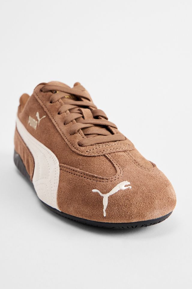 PUMA Brown & White Speedcat Trainers #3