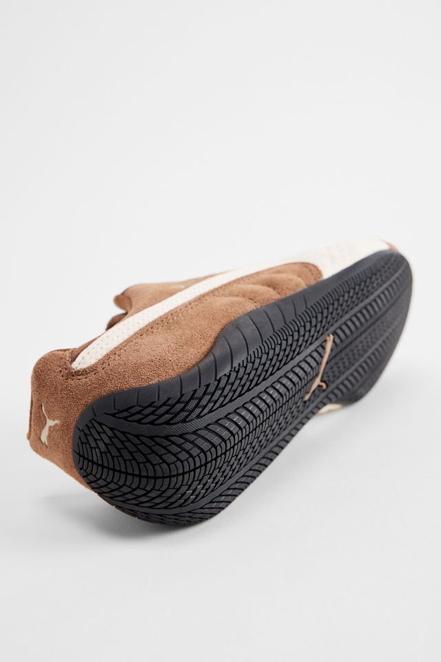 PUMA Brown & White Speedcat Trainers #4
