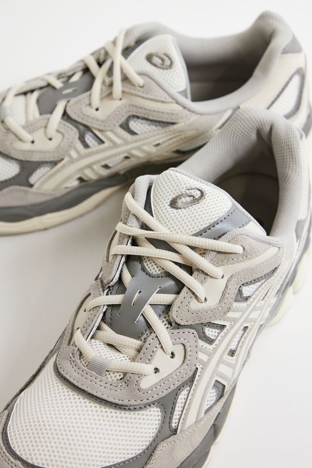 ASICS Oyster & Grey Gel-NYC Trainers #4