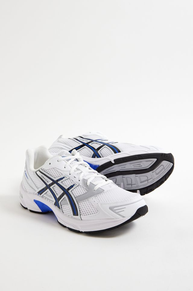 Asics white leather trainers hotsell