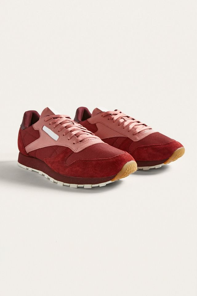 Reebok Classic Leather SM Red Trainers #1