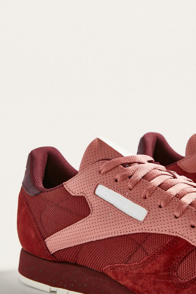 Reebok Classic Leather SM Red Trainers #2