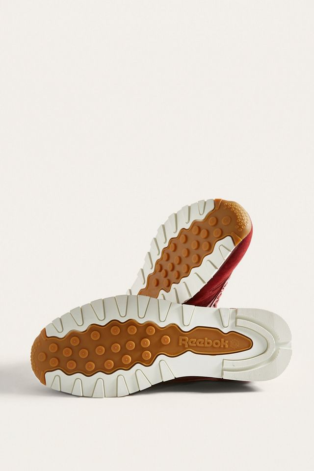 Reebok Classic Leather SM Red Trainers #4