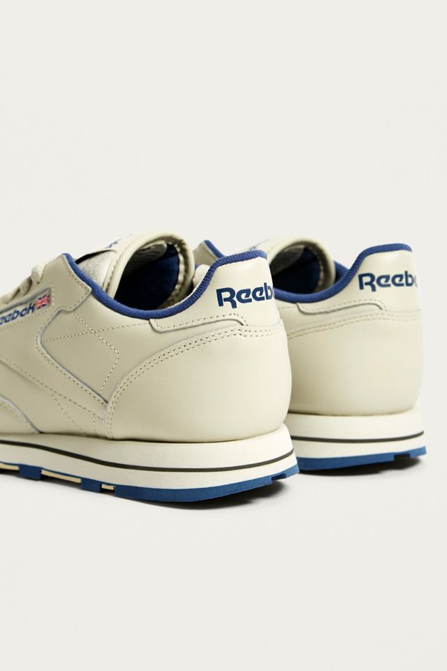 Reebok Classic Cream Leather Trainers #3
