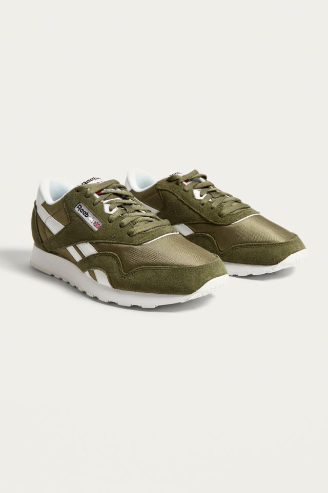 Reebok classic nylon hunter on sale green