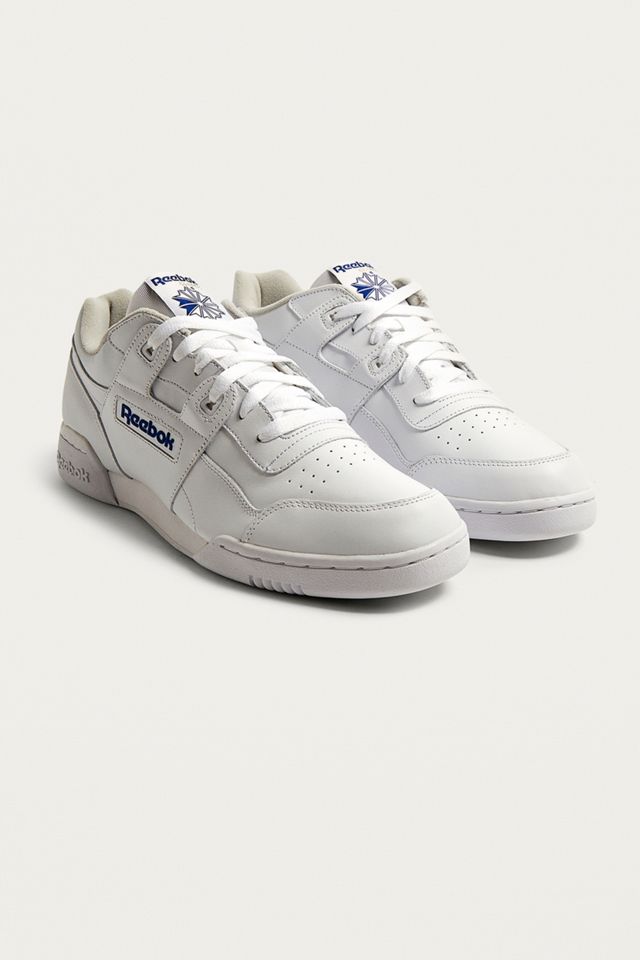 Reebok Workout Plus White Trainers #1