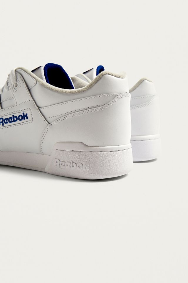 Reebok Workout Plus White Trainers #3
