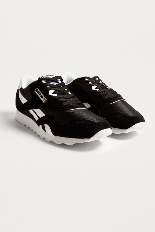 Reebok Classic - Baskets en nylon premium noir/blanc #1
