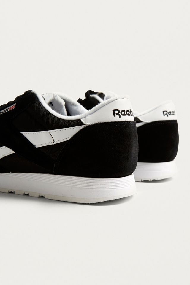 Reebok Classic - Baskets en nylon premium noir/blanc #3