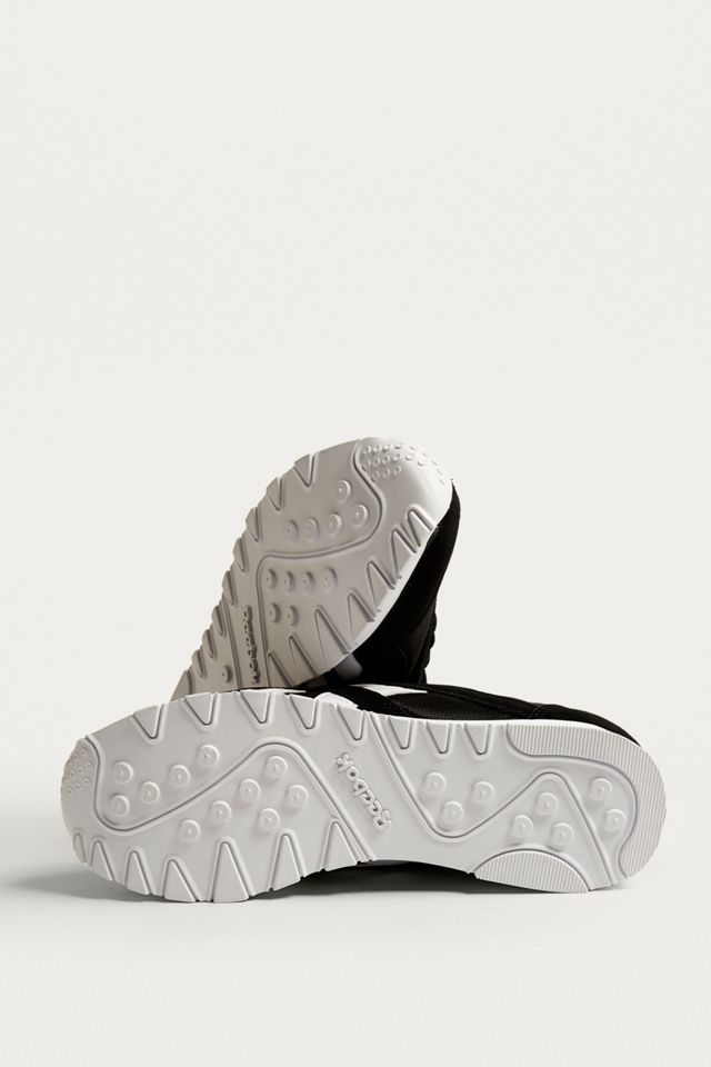 Reebok Classic - Baskets en nylon premium noir/blanc #4