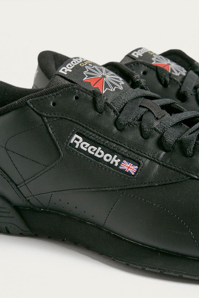 Reebok Ex-O-Fit Lo Clean Logo Black Trainers Urban Outfitters UK - Main Image