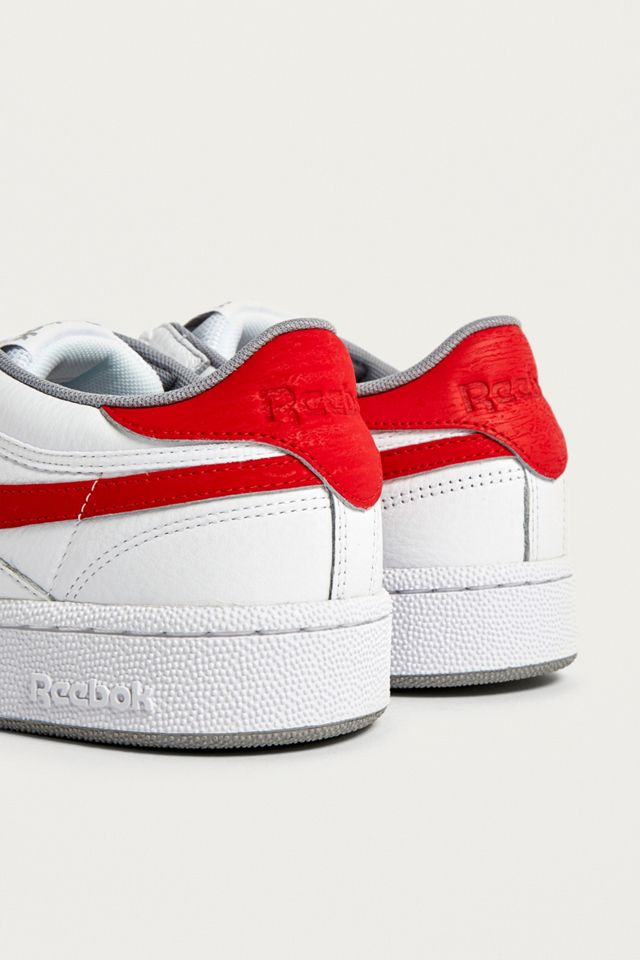Reebok Red and White Revenge Plus Trainers | Urban Outfitters UK