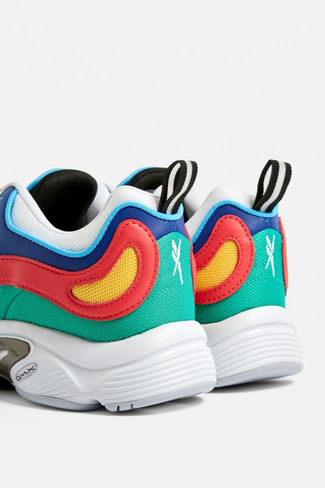Reebok - Baskets Daytona DMX blanc, rose et émeraude #1